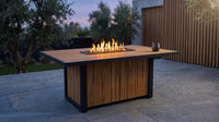 AuroraFlame Elevate 60" Fire Table — Lifestyle