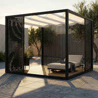 NoirVerge Aperture Pergola — Studio Shot