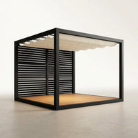 NoirVerge Aperture Pergola — Studio Shot